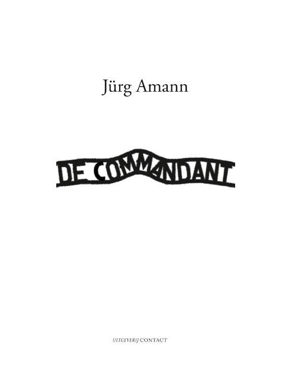 De commandant : monoloog