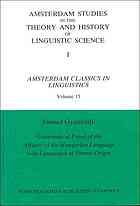 Grammatical Proof of the Affinity of the Hungarian Language with Languages of Fennic Origin (G�ttingen