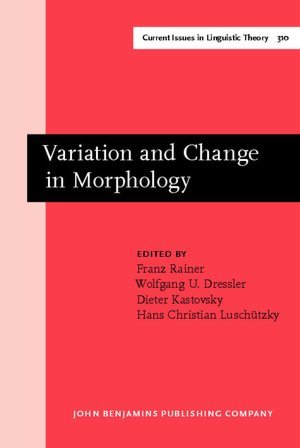 Variation and change in morphology