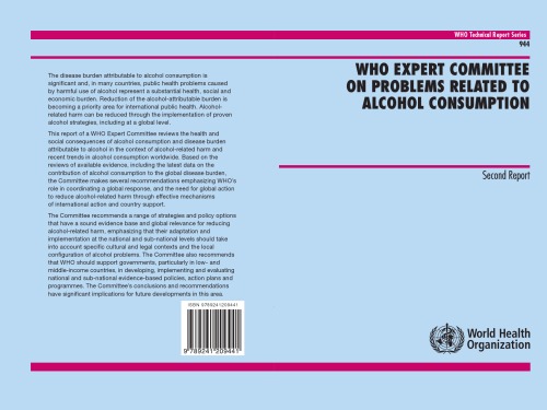 WHO Expert Committee on Problems Related to Alcohol Consumption