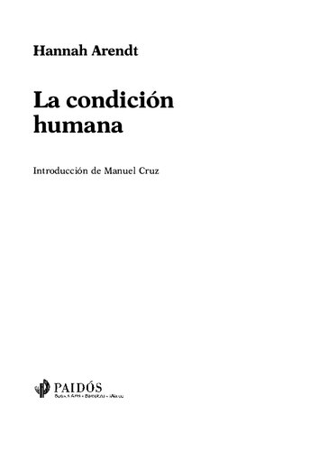 La condición humana