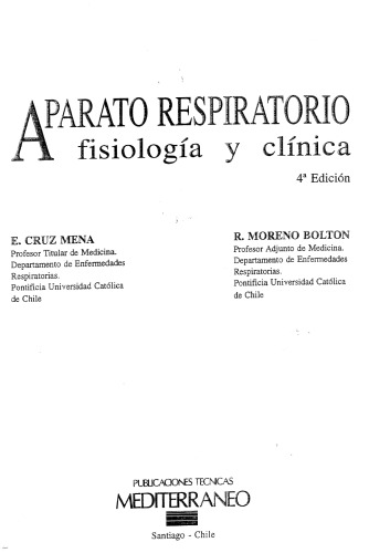 Aparato respiratorio : fisiología y clínica