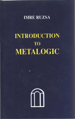 Introduction to metalogic : with an appendix on type-theoretical extensional and intensional logic