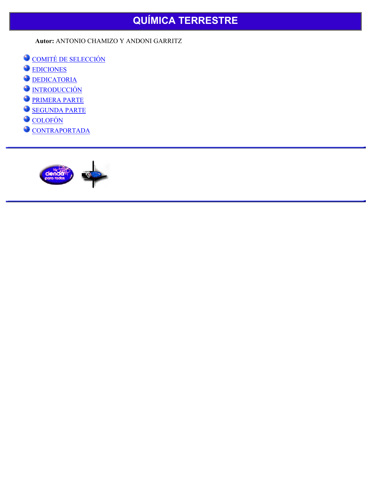 Química terrestre