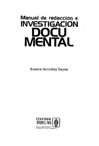 Manual de redacción e investigación documental