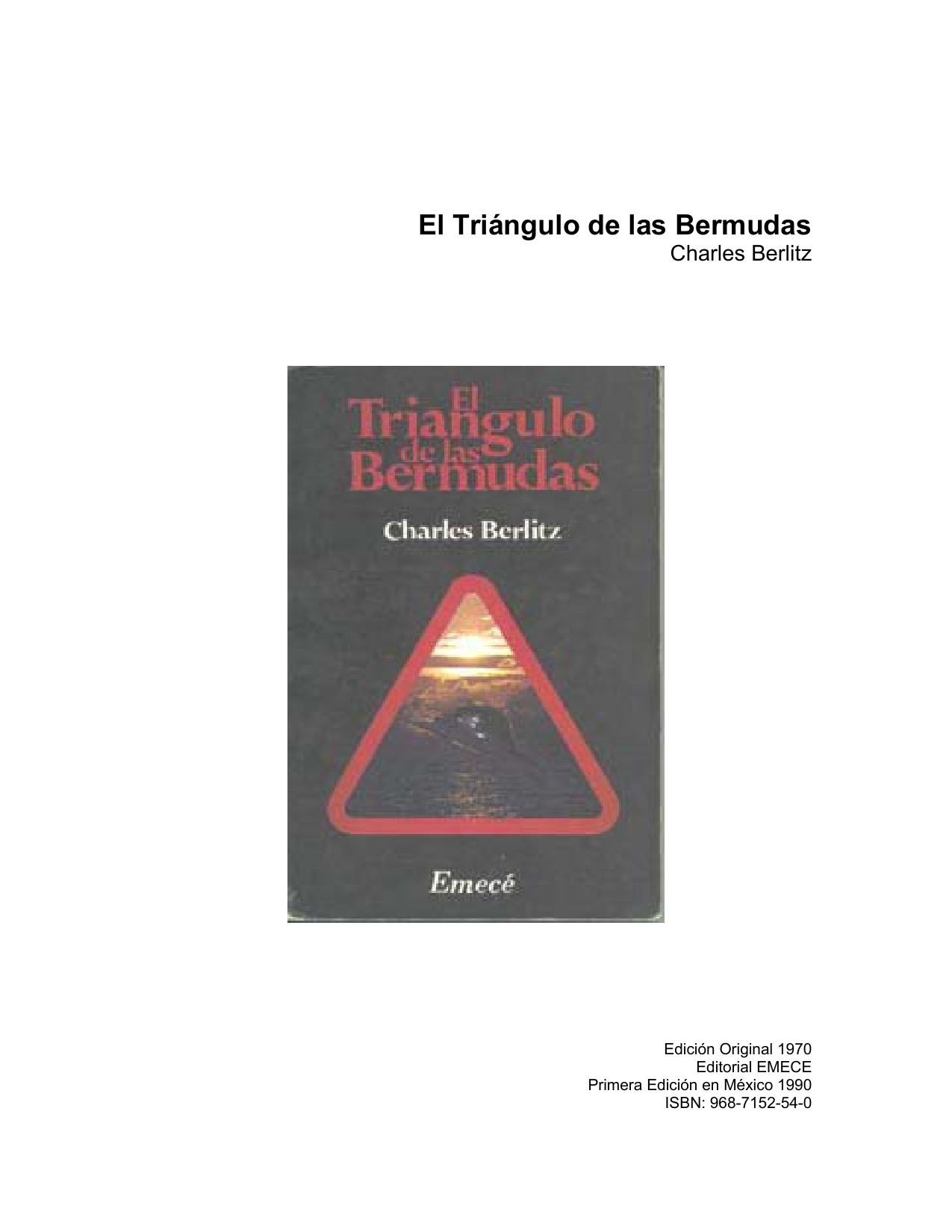 El Triángulo de las Bermudas