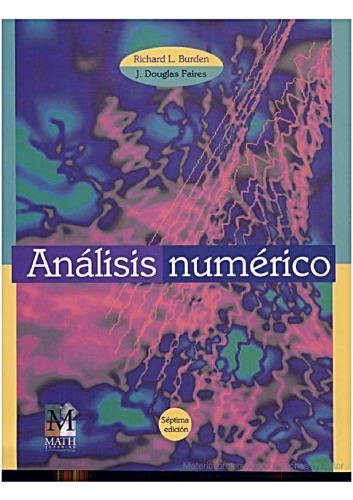 Analisis numerico/ Numerical Analysis (Spanish Edition)