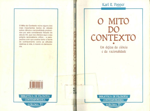 O mito do contexto : em defesa da ciência e da racionalidade