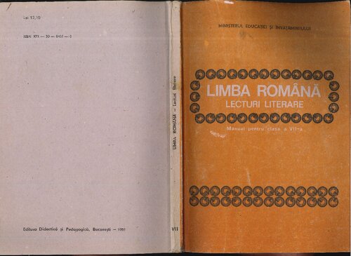 Limba Română. Lecturi literare. Manual pentru clasa a VII-a