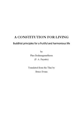 Constitution for Living