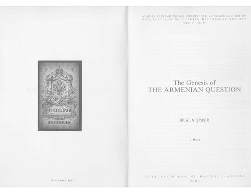 The genesis of the Armenian question