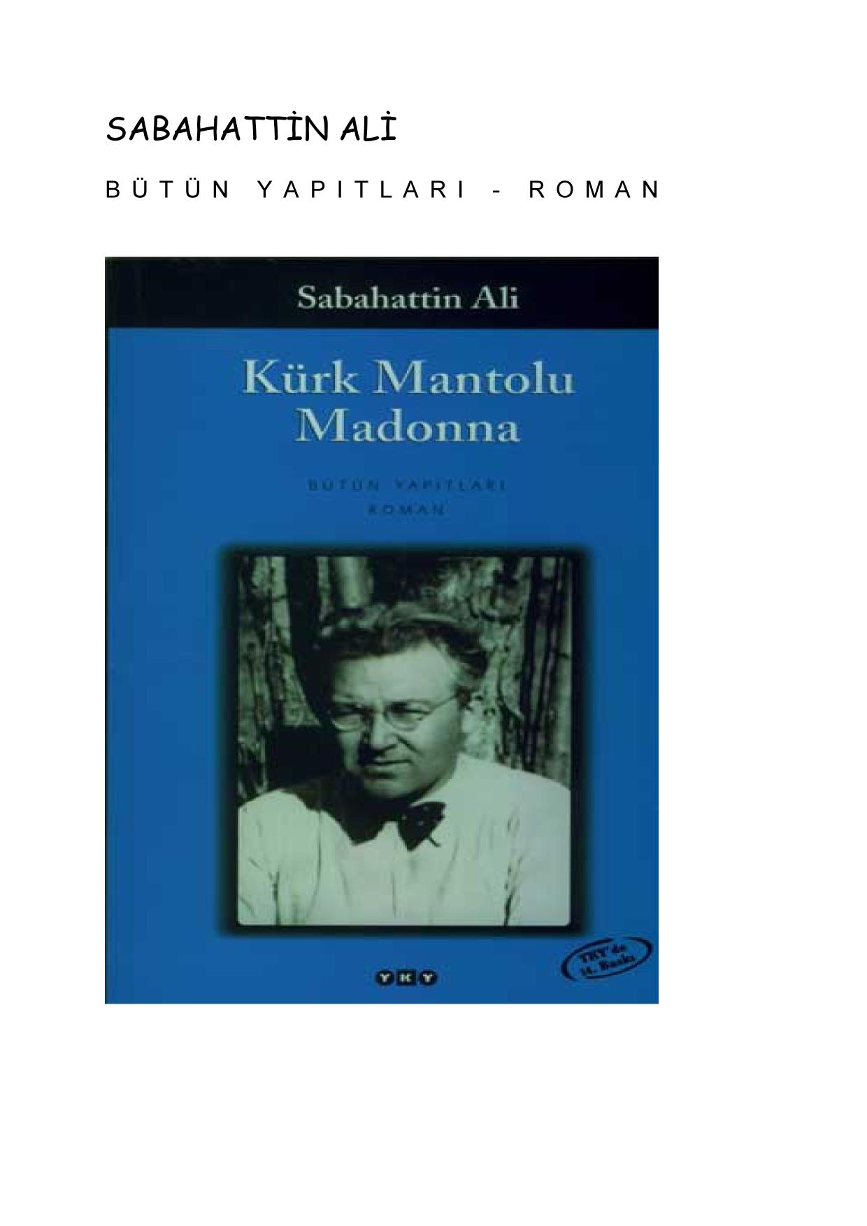 Kürk Mantolu Madonna