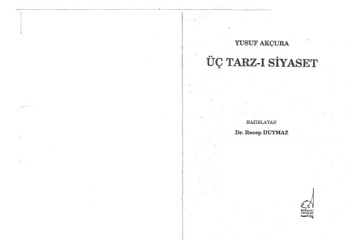 Üç tarz-i siyaset