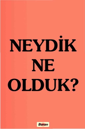 Neydik Ne Olduk