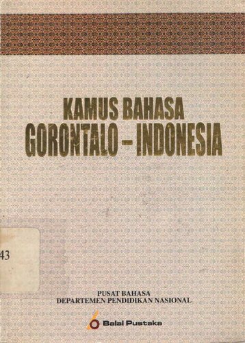 Kamus Bahasa Gorontalo Indonesia