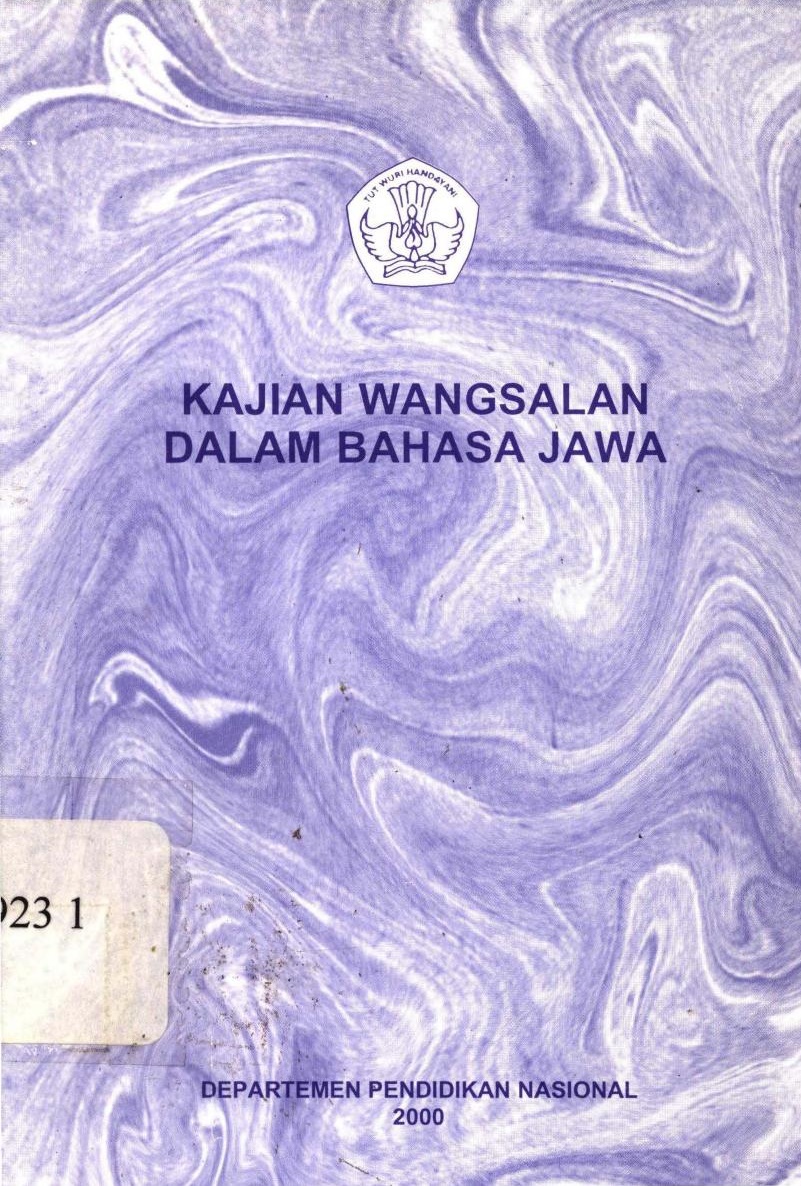 Kajian wangsalan dalam bahasa Jawa