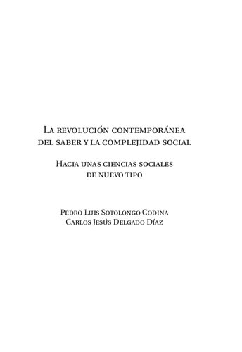 Revolucion Contemporanea del Saber y La Complejidad Social