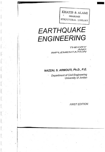 Earthquake engineering : theory and implementation