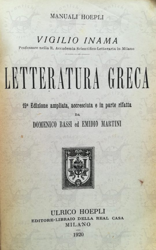 Letteratura greca