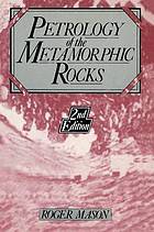 Textbook of petrology. Vol. 3 Petrology of the metamorphic rocks