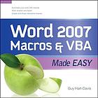 Word 2007 macros & VBA made easy