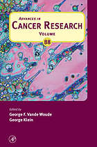 Advances in cancer research. 88