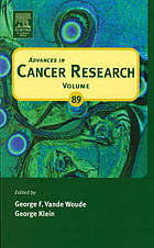 Advances in cancer research. Volume 89