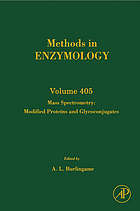 Methods in enzymology. v.405, Mass spectrometry: modified proteins and glycoconjugates