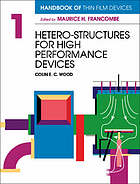 Handbook of thin film devices