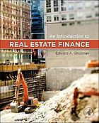 An introduction to real estate finance