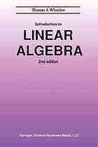 Introduction to linear algebra