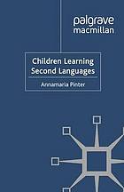 Children learning second languages