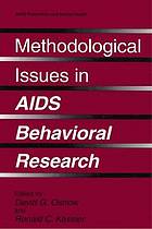 Methodological issues in AIDS behavioral research