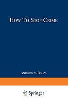 How to stop crime