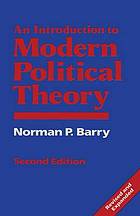 An introduction to modern political theory