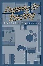 Preparing for teaching