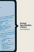 Formal specification using Z