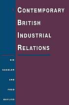 Contemporary British industrial relations