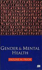 Gender and mental health