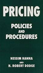 Pricing : policies and procedures