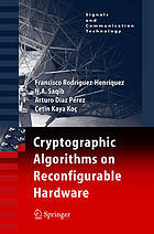 Cryptographic Algorithms on Reconfigurable Hardware