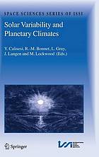 Solar variability and planetary climates