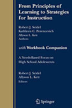 From principles of learning to strategies for instruction : with workbook companion: a needs-based focus on high school adolescents