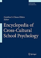 Encyclopedia of cross-cultural school psychology. volume 1 : A-K