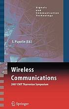 Wireless Communications : 2007 CNIT Thyrrenian Symposium