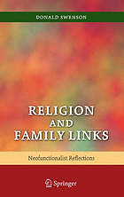 Religion and family links : neofunctionalist reflections