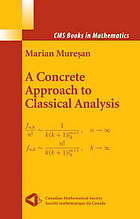 A concrete approach to classical analysis