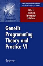 Genetic Programming Theory and Practice VI