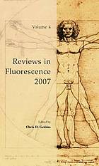 Reviews in fluorescence 2007