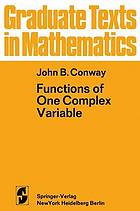 Functions of one complex variable